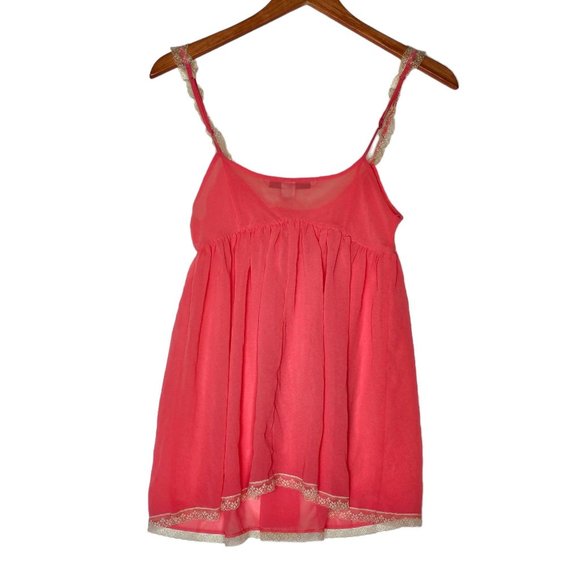 Victoria’s Secret Dream Angels Sheer Babydoll Chemise Pink size S Small - Picture 9 of 13